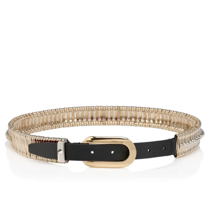 Cinture – Cinture – Pelle di vitello e borchie – Nero Cinture – Cinture – Pelle di vitello e borchie – Nero