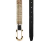 Cinture – Cinture – Pelle di vitello e borchie – Nero Cinture – Cinture – Pelle di vitello e borchie – Nero