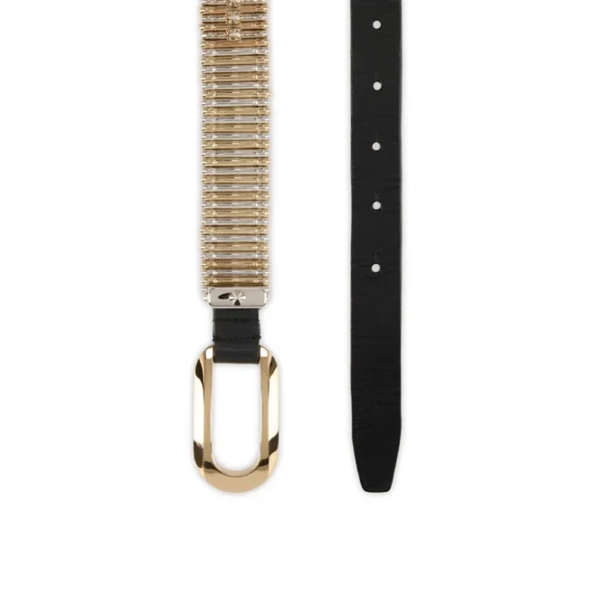 Cinture – Cinture – Pelle di vitello e borchie – Nero Cinture – Cinture – Pelle di vitello e borchie – Nero