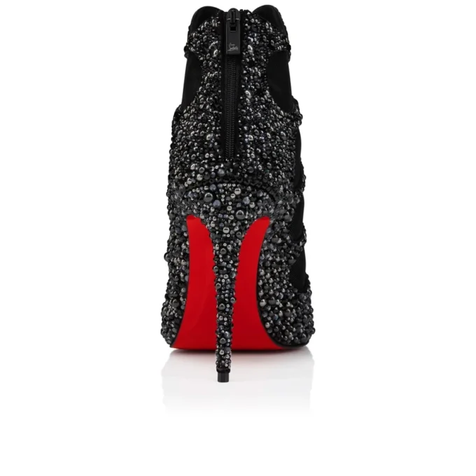 Circus Max Perla – Stivali da 100 mm – Pelle scamosciata, rete e strass – Nero – Donna Circus Max Perla – Stivali da 100 mm – Pelle scamosciata, rete e strass – Nero – Donna