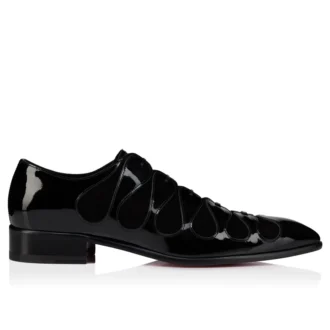 Circus – Oxford – Pelle di vitello verniciata – Nero – Uomo