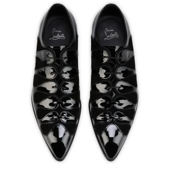 Circus – Oxford – Pelle di vitello verniciata – Nero – Uomo