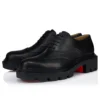 College – Oxford – Pelle di vitello cerata – Nero – Uomo College – Oxford – Pelle di vitello cerata – Nero – Uomo