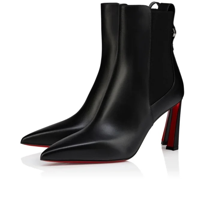 Condodo 85 – Stivali da 85 mm – Pelle di vitello – Nero – Donna