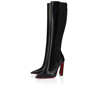 Condodo Botta – Stivali da 100 mm – Pelle di vitello – Nero – Donna
