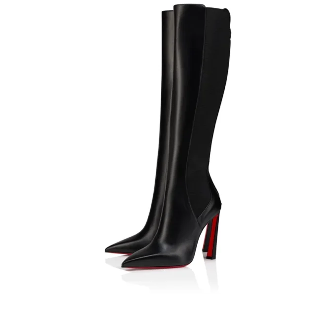 Condodo Botta – Stivali da 100 mm – Pelle di vitello – Nero – Donna