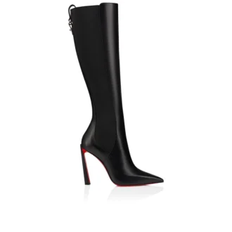Condodo Botta – Stivali da 100 mm – Pelle di vitello – Nero – Donna