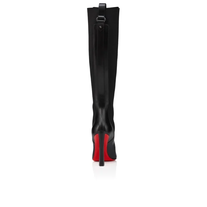 Condodo Botta – Stivali da 100 mm – Pelle di vitello – Nero – Donna