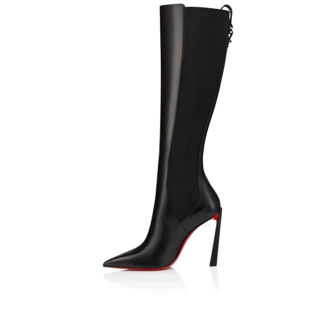 Condodo Botta – Stivali da 100 mm – Pelle di vitello – Nero – Donna