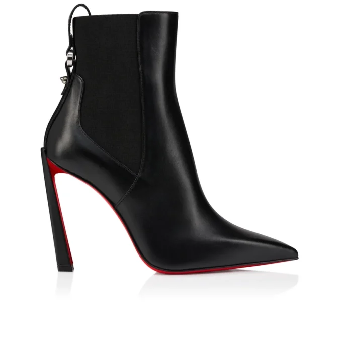 Condodo – Stivali da 100 mm – Pelle di vitello – Nero – Donna