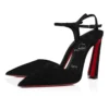 Condora Riviera – Décolleté da 100 mm – Pelle scamosciata di vitello – Nero – Donna