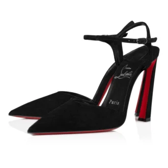 Condora Riviera – Décolleté da 100 mm – Pelle scamosciata di vitello – Nero – Donna