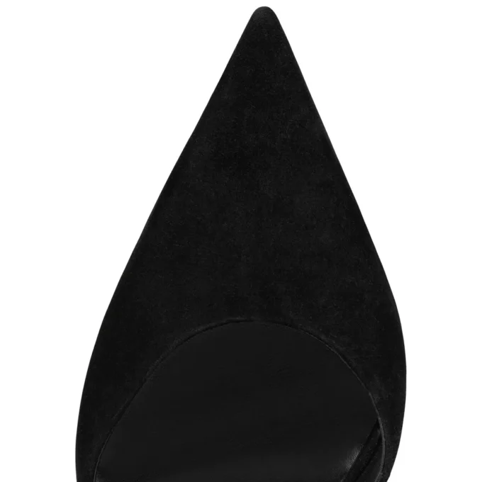 Condora Riviera – Décolleté da 100 mm – Pelle scamosciata di vitello – Nero – Donna
