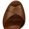 Cora – Sandali da 100 mm – Pelle di agnello nappa – Cuoio – Donna