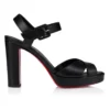 Cora – Sandali da 100 mm – Pelle di agnello nappa – Nero – Donna Cora – Sandali da 100 mm – Pelle di agnello nappa – Nero – Donna