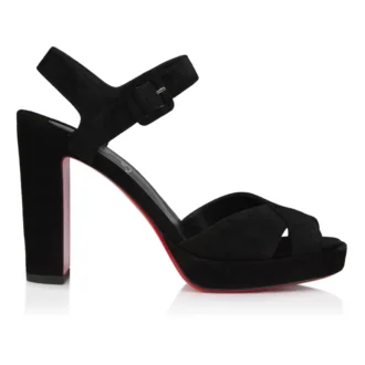 Cora – Sandali da 100 mm – Velours Veau – Nero – Donna Cora – Sandali da 100 mm – Velours Veau – Nero – Donna