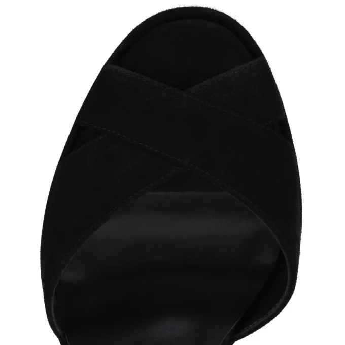 Cora – Sandali da 100 mm – Velours Veau – Nero – Donna Cora – Sandali da 100 mm – Velours Veau – Nero – Donna