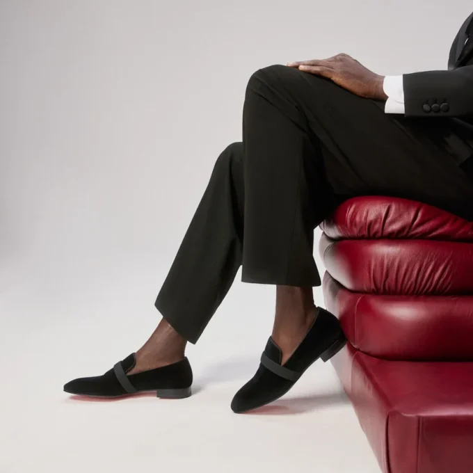 Dandydeco – Mocassini – Velluto – Nero – Uomo Dandydeco – Mocassini – Velluto – Nero – Uomo