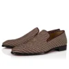 Danny Flex – Mocassini – Pelle di vitello e trama twill – Bianco e marrone – Uomo Danny Flex – Mocassini – Pelle di vitello e trama twill – Bianco e marrone – Uomo