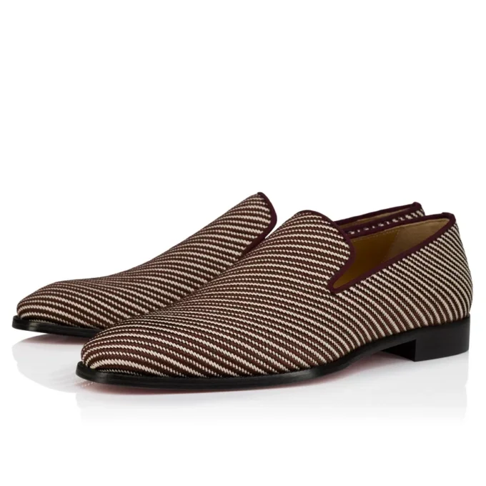 Danny Flex – Mocassini – Pelle di vitello e trama twill – Bianco e marrone – Uomo Danny Flex – Mocassini – Pelle di vitello e trama twill – Bianco e marrone – Uomo