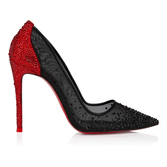Degrastrass Red Carpet – Décolleté da 100 mm – Rete – Nero – Donna Degrastrass Red Carpet – Décolleté da 100 mm – Rete – Nero – Donna