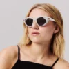 Diamond Kate Lb0031 – Occhiali da sole – Acetato – Bianco fumé – Donna Diamond Kate Lb0031 – Occhiali da sole – Acetato – Bianco fumé – Donna