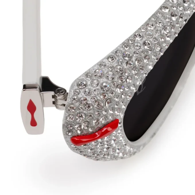 Diamond Kate Lb0031 – Occhiali da sole – Acetato – Bianco fumé – Donna Diamond Kate Lb0031 – Occhiali da sole – Acetato – Bianco fumé – Donna