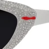 Diamond Kate Lb0031 – Occhiali da sole – Acetato – Bianco fumé – Donna Diamond Kate Lb0031 – Occhiali da sole – Acetato – Bianco fumé – Donna