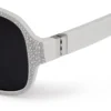 Diamond Roller Lb0032 – Occhiali da sole – Acetato – Bianco fumé