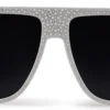 Diamond Roller Lb0032 – Occhiali da sole – Acetato – Bianco fumé