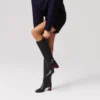 Dianouchette Botta – Stivali da 70 mm – Pelle di vitello – Nero – Donna