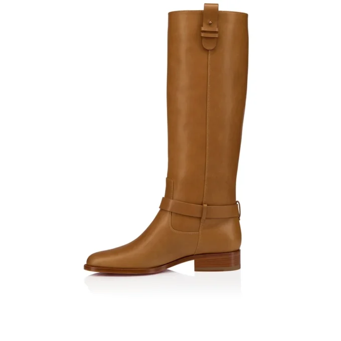 Dianouchette Botta – Stivali – Pelle di vitello cerata – Terra – Donna