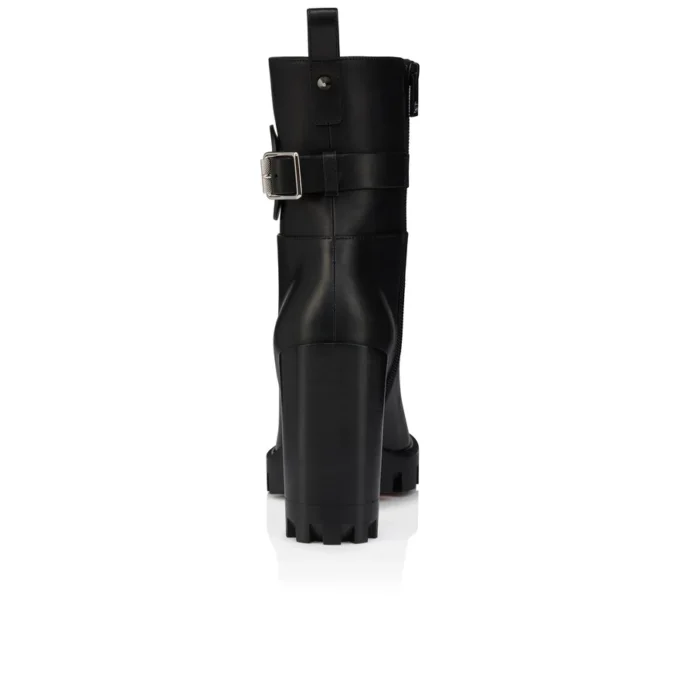 Dianouchette Lug – Stivali da 100 mm – Pelle di vitello cerata – Nero – Donna Dianouchette Lug – Stivali da 100 mm – Pelle di vitello cerata – Nero – Donna