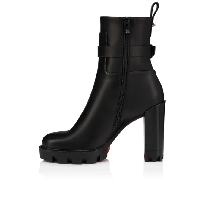 Dianouchette Lug – Stivali da 100 mm – Pelle di vitello cerata – Nero – Donna Dianouchette Lug – Stivali da 100 mm – Pelle di vitello cerata – Nero – Donna