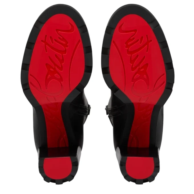 Dianouchette Lug – Stivali da 100 mm – Pelle di vitello cerata – Nero – Donna Dianouchette Lug – Stivali da 100 mm – Pelle di vitello cerata – Nero – Donna