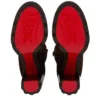 Dianouchette Lug – Stivali da 100 mm – Pelle di vitello rovesciata – Caffè – Donna