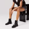 Dianouchette Lug – Stivali – Pelle di vitello cerata – Nero – Donna Dianouchette Lug – Stivali – Pelle di vitello cerata – Nero – Donna