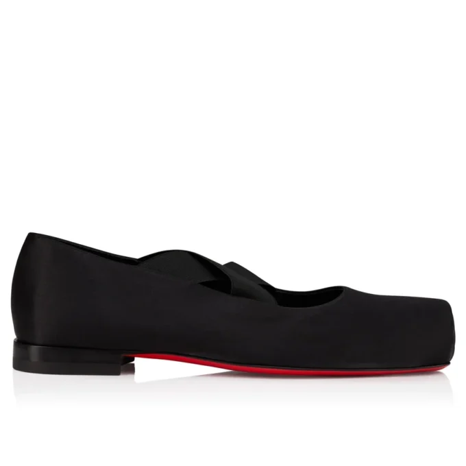 Diopic – Ballerine – Raso crepe – Nero – Uomo Diopic – Ballerine – Raso crepe – Nero – Uomo