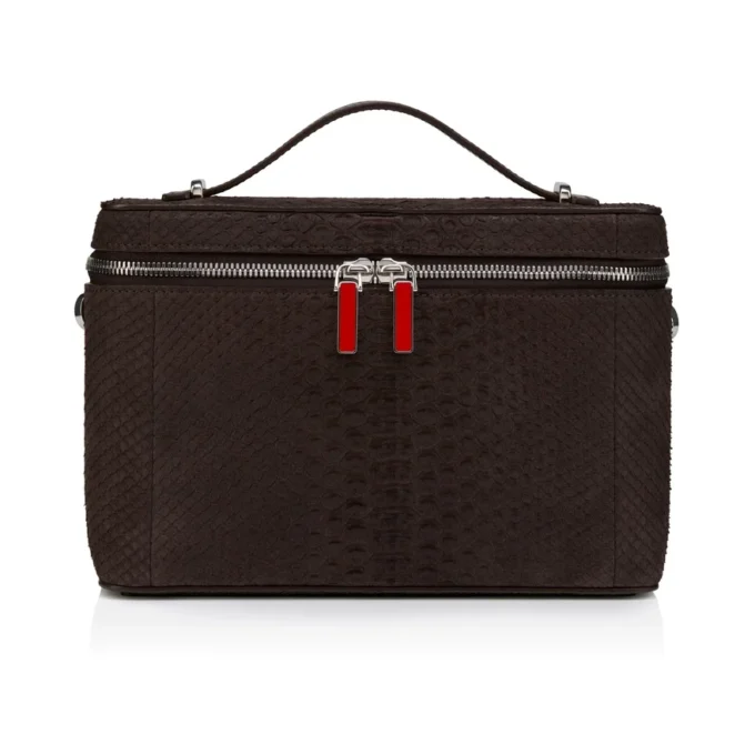 Djanis – Borsa a tracolla – Pelle di pitone – Caffè Djanis – Borsa a tracolla – Pelle di pitone – Caffè