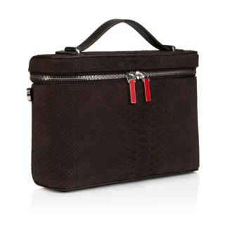 Djanis – Borsa a tracolla – Pelle di pitone – Caffè