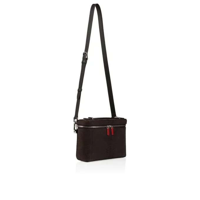 Djanis – Borsa a tracolla – Pelle di pitone – Caffè Djanis – Borsa a tracolla – Pelle di pitone – Caffè