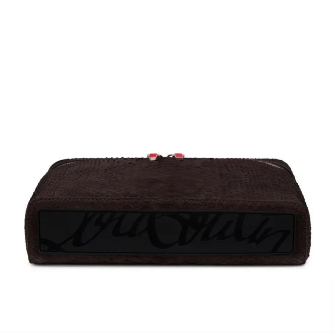 Djanis – Borsa a tracolla – Pelle di pitone – Caffè Djanis – Borsa a tracolla – Pelle di pitone – Caffè