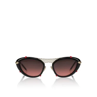 Dolly Lb0001 – Occhiali da sole – Metallo – Nero fumé
