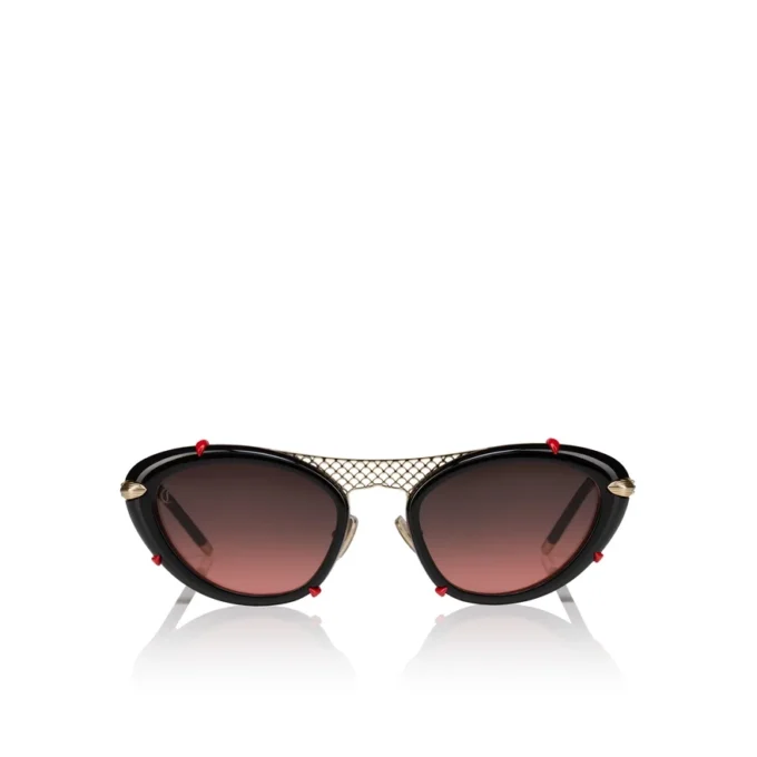 Dolly Lb0001 – Occhiali da sole – Metallo – Nero fumé