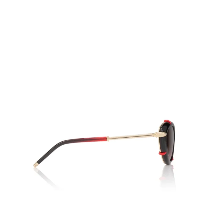 Dolly Lb0001 – Occhiali da sole – Metallo – Nero fumé