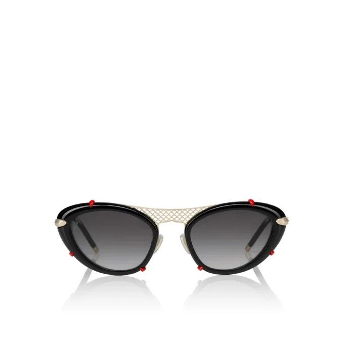 Dolly Lb0001 – Occhiali da sole – Metallo – Nero lucido