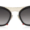 Dolly Lb0001 – Occhiali da sole – Metallo – Nero lucido