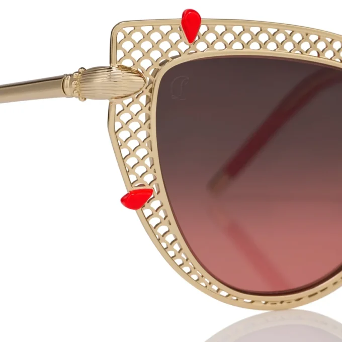 Dolly Lb0002 – Occhiali da sole – Metallo – Oro