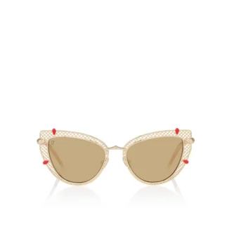 Dolly Lb0002 – Occhiali da sole – Metallo – Oro fumé
