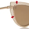 Dolly Lb0002 – Occhiali da sole – Metallo – Oro fumé Dolly Lb0002 – Occhiali da sole – Metallo – Oro fumé